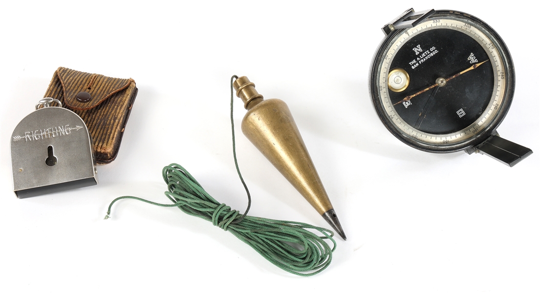 SURVEYING INSTRUMENTS & COMPASSES - LOT OF 3