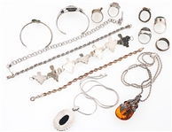 STERLING SILVER FASHION JEWELRY - BRACELETS & MORE