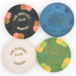 1970s THE NINETIES CLUB SONORA CA CARD ROOM CHIPS