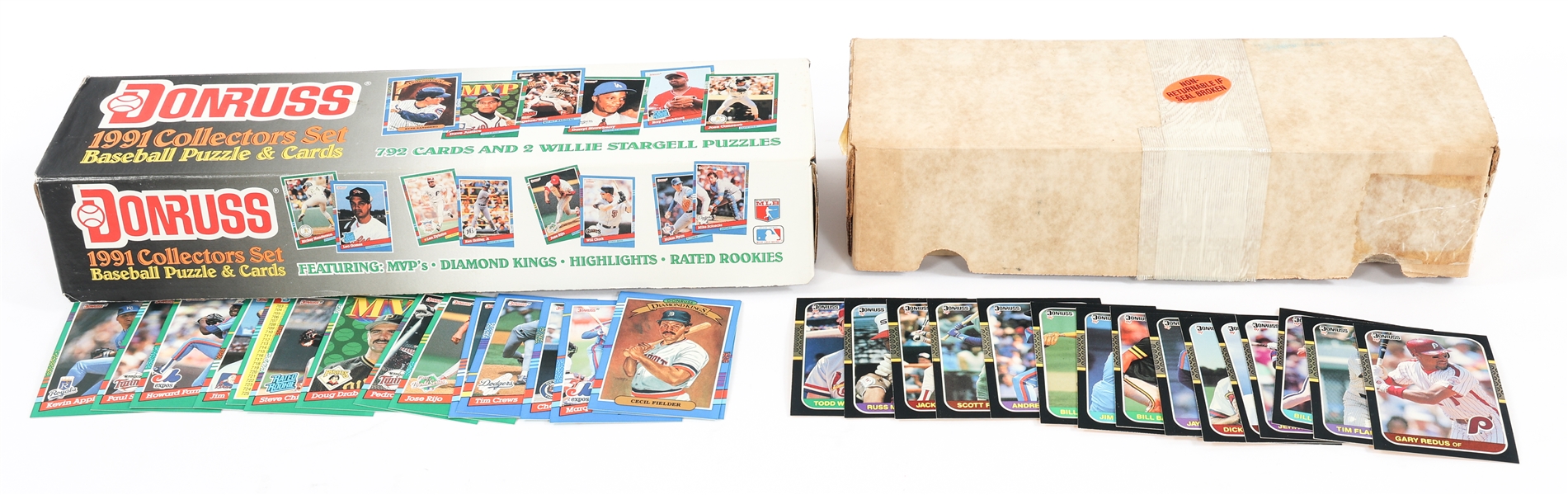 DONRUSS BASEBALL CARDS - LOT OF 2 BOXES