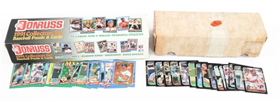 DONRUSS BASEBALL CARDS - LOT OF 2 BOXES