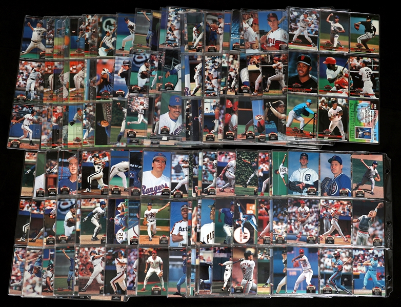 1991-1992 TOPPS STADIUM CLUB BASEBALL TRADING CARDS