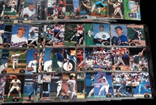 1991-1992 TOPPS STADIUM CLUB BASEBALL TRADING CARDS
