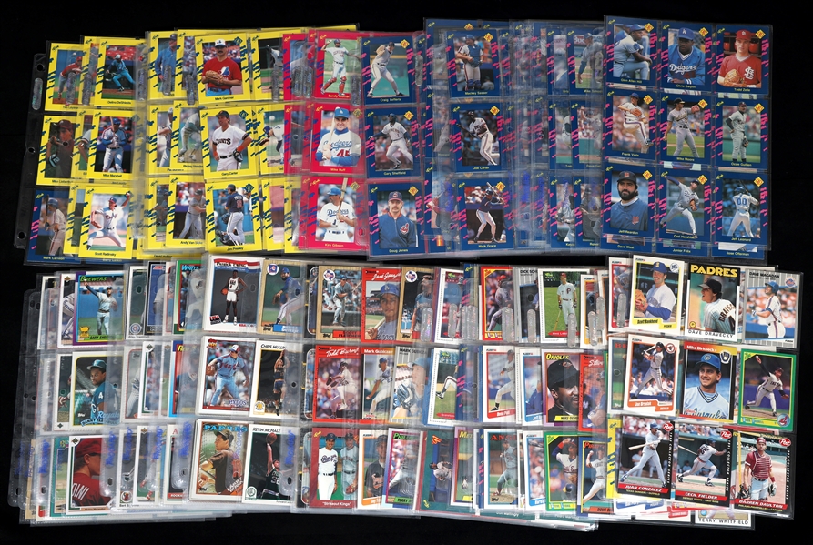1986-1993 BASEBALL TRADING CARDS 