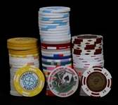 FOREIGN CRUISE CASINO CHIPS - LOT OF 70+