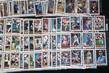 1991-1992 TOPPS BASEBALL TRADING CARDS
