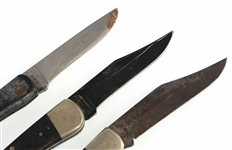 TASCO & CASE FOLDING KNIVES LOT OF THREE