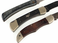 TASCO & CASE FOLDING KNIVES LOT OF THREE