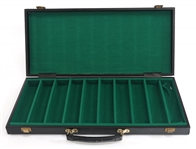 POKER CHIP/GAMING TOKEN STORAGE CASES - LOT OF 5