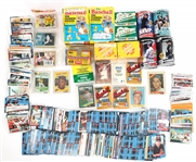 1980S - 90S BASEBALL TRADING CARDS, YEARBOOK STICKERS
