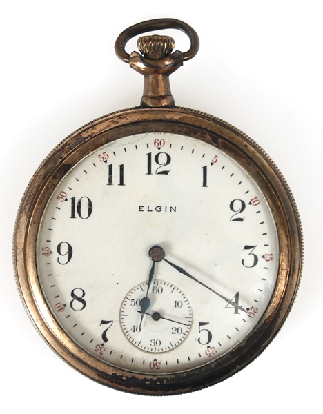 ELGIN GOLD FILLED CASE POCKET WATCH