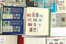 DOMESTIC AND INTERNATIONAL STAMPS & ALBUMS