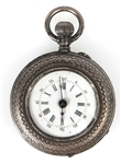 LOCLE JULES ROBERT .800 SILVER POCKET WATCH