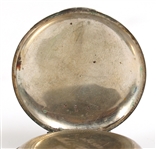 LOCLE JULES ROBERT .800 SILVER POCKET WATCH