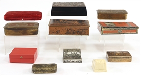 COLLECTION OF DECORATIVE BOXES