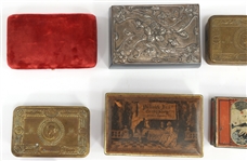 COLLECTION OF DECORATIVE BOXES