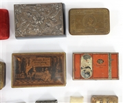 COLLECTION OF DECORATIVE BOXES