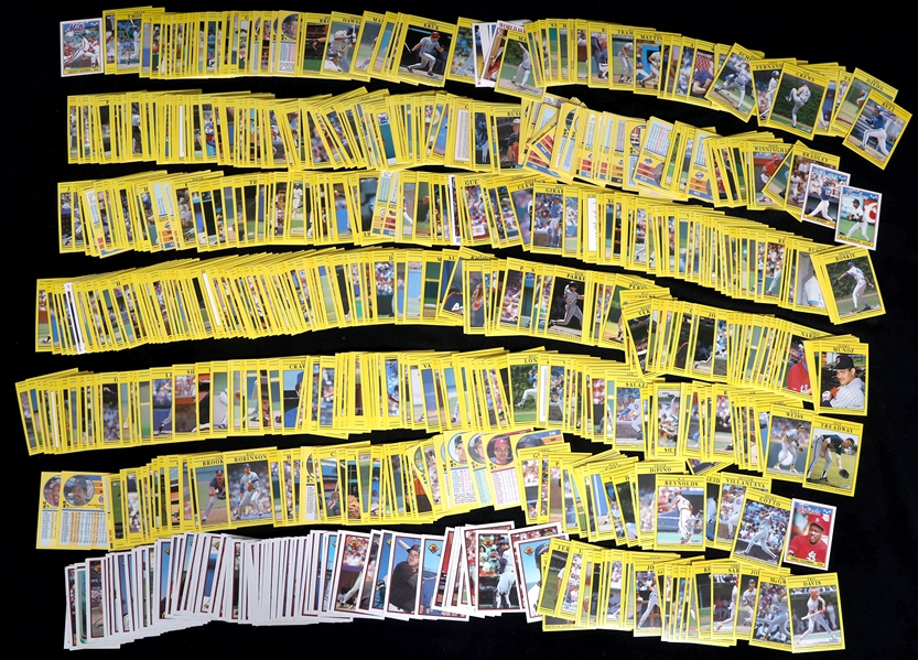 1989-1991 BASEBALL TRADING CARDS 