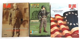 GI JOE & LT GENERAL PATTON MILITARY ACTION FIGURES
