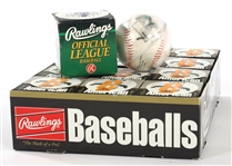 COMMEMORATIVE RAWLINGS OFFICIAL LEAGUE BASEBALLS 