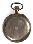 .800 SILVER CASE POCKET WATCHES - FOR PARTS OR REPAIRS