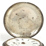 .800 SILVER CASE POCKET WATCHES - FOR PARTS OR REPAIRS