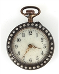 .800 SILVER CASE POCKET WATCHES - FOR PARTS OR REPAIRS