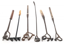 BRANDING IRONS - LOT OF 6