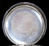 .935 SILVER CASE POCKET WATCHES - FOR PARTS OR REPAIR