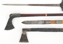 HATCHET, AXE, SPEAR HEAD, & SWORD