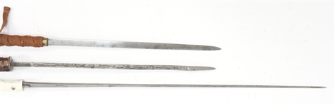 CANE SWORDS - LOT OF THREE
