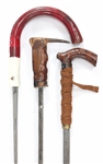 CANE SWORDS - LOT OF THREE