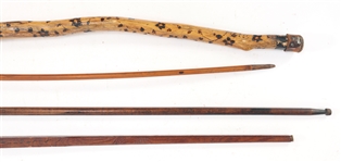 WALKING STICKS & CANE - LOT OF 6