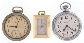 POCKET WATCHES - WESTCLOX, NELSON, & LIONEL