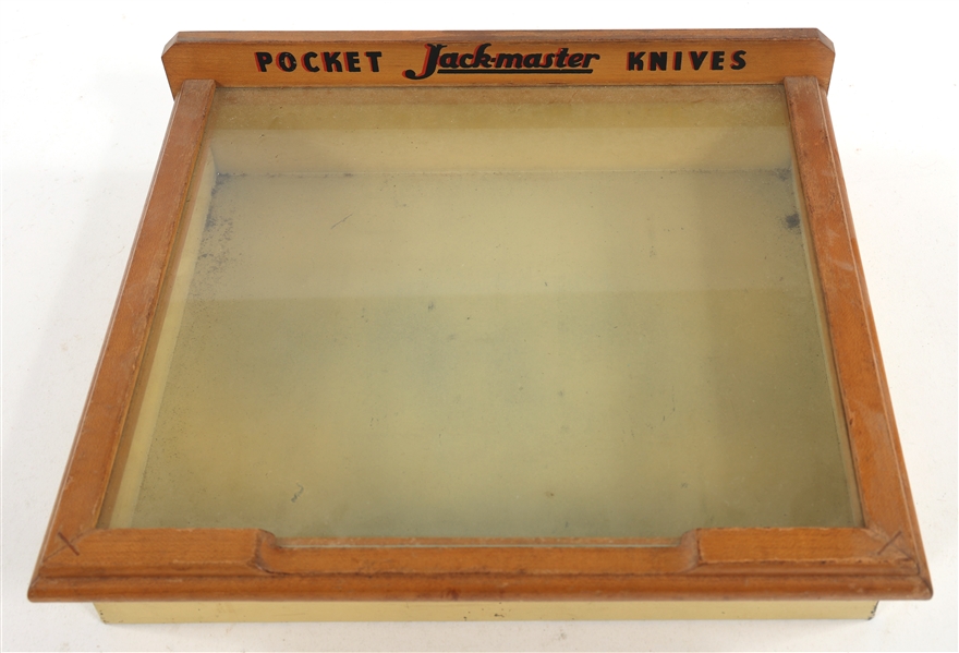 JACKMASTER POCKET KNIVES DISPLAY CASE 