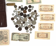 LATE 19TH TO MID 20TH CENTURY WORLD CURRENCY AND COINS