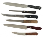 KITCHEN KNIVES - LOT OF 6