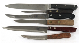 KITCHEN KNIVES - LOT OF 6