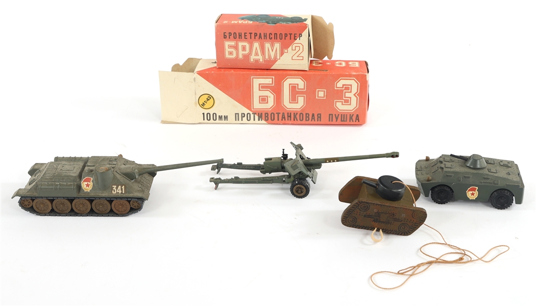 TOY TANKS - LOT OF FOUR