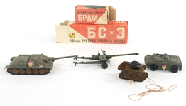 TOY TANKS - LOT OF FOUR