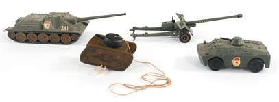 TOY TANKS - LOT OF FOUR