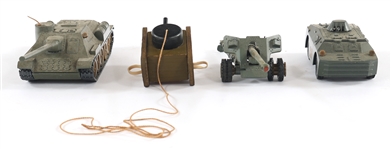 TOY TANKS - LOT OF FOUR