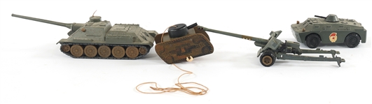 TOY TANKS - LOT OF FOUR