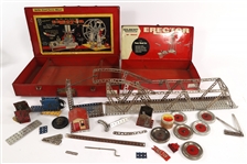 GILBERT ERECTOR SET - PARTS AND BOXES 