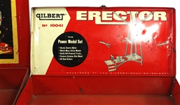 GILBERT ERECTOR SET - PARTS AND BOXES 