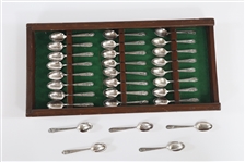 WM ROGERS MFG CO. SILVERPLATE U.S. PRESIDENT SPOONS