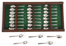 WM ROGERS MFG CO. SILVERPLATE U.S. PRESIDENT SPOONS