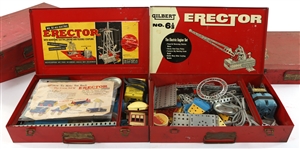 GILBERT ERECTOR SETS - ELECTRIC/ELECTRIC ENGINE VARIETY
