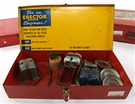 GILBERT ERECTOR SETS - LOT OF 9