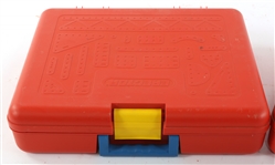 MECCANO ERECTOR SET PLASTIC CASES - LOT OF 2